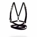 LYYN Siyah Kadın Kemer Çoklu Deri Vücut Harnessi - Brf1392