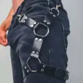 Bacağı Saran Seksi Deri Harness - Brfm51