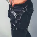 Bacağı Saran Seksi Deri Harness - Brfm51