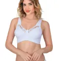 BEYAZ MI Emay 181 C Dantelli Toparlayıcı Cotton Sütyen