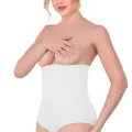 BEYAZ MI Emay 2080 Yüksek Bel Çıtçıtlı Slip Korse