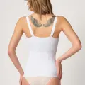BEYAZ MI Emay 2946 Göğüs Altı Balen Destekli Atlet Korse