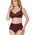 BORDO MI Emay 183 B Yan Destekli Toparlayıcı Balenli Sütyen