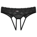 Büyük Beden Dantelli Kadın Siyah Fantazi Külot