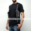 Çantalı Şık Erkek  Harness, Holster Bag, Leather Holster Bag - Brfm235