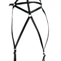 Çok Seksi Lastik Jartiyer Harness - Brf153