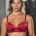 DANTEL DETAYLI SÜTYEN BORDO (MGP1130)