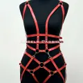 Deri Body Harness, Deri Dansçı Kostüm, Pole Dans Kostüm - Apft502