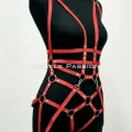 Deri Body Harness, Deri Dansçı Kostüm, Pole Dans Kostüm - Apft502