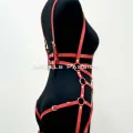 Deri Body Harness, Deri Dansçı Kostüm, Pole Dans Kostüm - Apft502