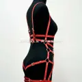 Deri Body Harness, Deri Dansçı Kostüm, Pole Dans Kostüm - Apft502