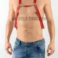 Deri Erkek  Harness Pantolon Aksesuar, Göğüs Erkek  Harness - Brfm27