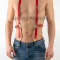 Deri Erkek  Pantalon Aksesuar, Deri Erkek  Harness - Brfm29