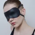 Düz Siyah Maske Uyku Gözlüğü