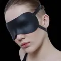 Düz Siyah Maske Uyku Gözlüğü