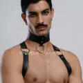 Erkek  Choker Ve Göğüs Harness, Erkek  Parti Giyim - Brfm35