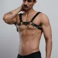 Erkek  Deri Fantazi Göğüs Harness - Brfm8