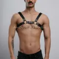 Erkek  Deri Fantazi Göğüs Harness - Brfm8