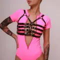 Fantazi Deri Göğüs Kemeri, Göğüs Harness - Brf1034
