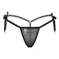 Fantazi İç Giyim Kadın Siyah Fantezi String Tanga