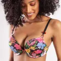 Garden Heavy Push Up Bra, Siyah Konforlu Ve Şık Sütyen