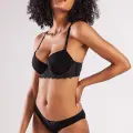 Garland Big Size Plunge Bra, Black Konforlu Ve Şık Sütyen