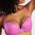 G.colors Balconette Foam Push Up Bra, Koyu Pembe Konforlu Ve Şık Sütyen