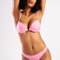 Githa Foam Cup Push Up Bra,neon Pembe Renk Straplez Konforlu Ve Şık Sütyen