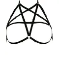 Göğüs Bölgesi Şık Pentagram Harness - Brf170