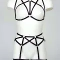 Göğüs Ve Jartiyer Kemerli Seksi Harness - Brf161