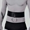 Halka Detaylı Seksi Erkek  Göbek Harness - Brfm36