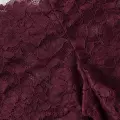 Kadın Bordo Dantelli & Kurdelalı Sütyen Külot Takımı