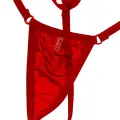 Kadın Kırmızı Askılı Fantezi G String İç Çamaşırı