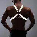 Karanlıkta Parlayan (reflektörlü) Erkek  Göğüs Harness, Parti Aksesuar - Brfm95