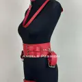 Kelepçeli Şık Deri Harness Takım, Kadın Fantezi Giyim - Brf869