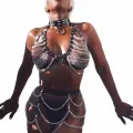 LYYN Arias Closet Zincir Detaylı Fantezi Harness Aksesuar