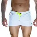 LYYN Erkek Beyaz Mini Mayo Short