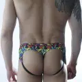 LYYN Erkek Renkli Desenli Fantezi Jockstrap