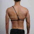 Omuz Detaylı Erkek  Deri Göğüs Harness, Gömlek Kemeri - Brfm110