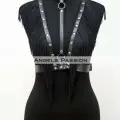 Püskül Ve Deri Büstiyer Harness, Püsküllü Clubwear, Deri Büstiyer - Brf767
