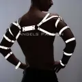 Reflektörlü (karanlıkta Yansıyan) Erkek  Bilek - Kol - Omuz Harness - Brfm5