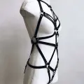 Seksi Deri Vücut Harness - Brf316