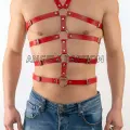 Seksi Erkek  Body Harness, Deri Erkek  Body Harness - Brfm54