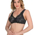 SİYAH MI Emay 178 C Balenli Dantelli Sütyen