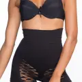 SİYAH MI Emay 2064 Popo Açık Fantezi Boxer Korse