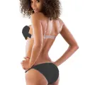 SİYAH MI Emay 2722 Strablez Sırtı Şeffaf Sütyen Takım Push-up