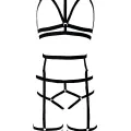 String - Sütyen Jartiyer Harness Takım - Brf142