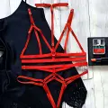String - Sütyen Lastik Harness Takım - Brf144