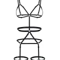 Vücudu Saran Seksi Jartiyer Harness - Brf36