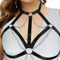 Zincirli Lastik Göğüs Harness - Brf818